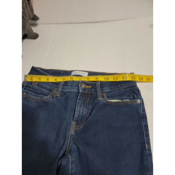 Lila Ryan Low Rise Stretch Skinny Crop Jeans Dark Wash Women Size 26 - Picture 5 of 8